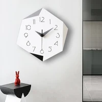 Nordic Home Decoration Modern Clock Mute Wall Clock Living Room Decoration Clock Wall Wall Quartz Clock Fashion Simple Large
