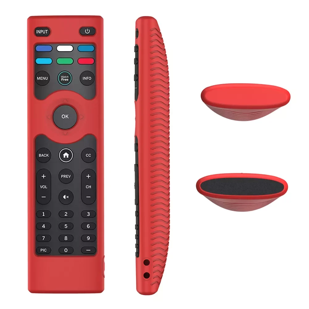 

Remote Control Case For Smart TV VIZIO XRT140 Cover Soft Silicone Shockproof Anti-Slip Shell Smart Remote Control Replacement
