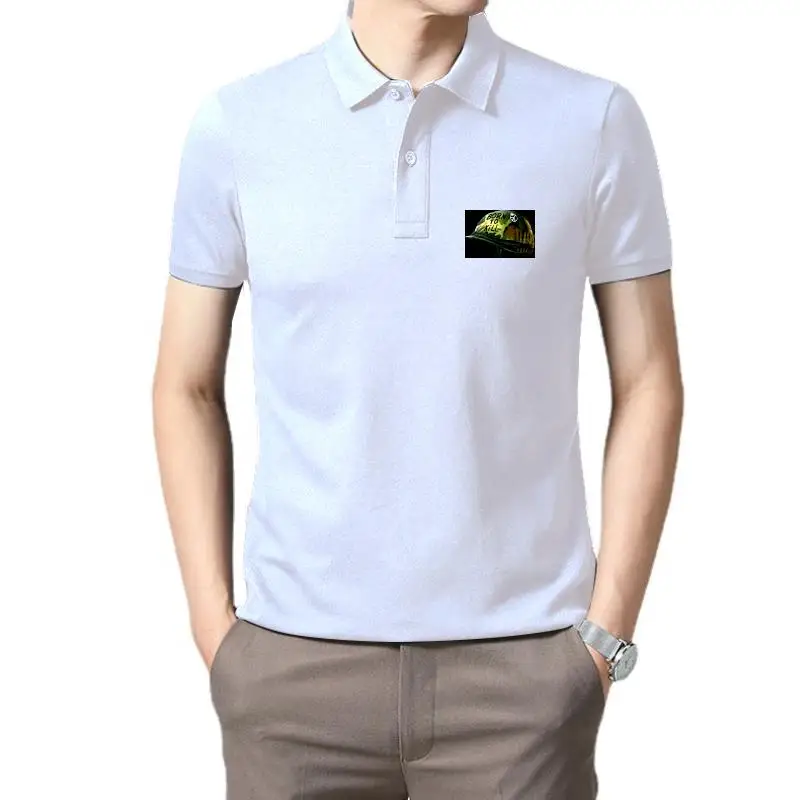 Golf wear men Full Metal Jacket Helmet  Born to Kill Movie Army CND Military USA US men  polo t shirt for men