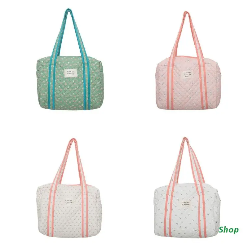 

L5YC Large Capacity Handbag Printed Mummy Bag Bag Shoulder Bag for Gatherings