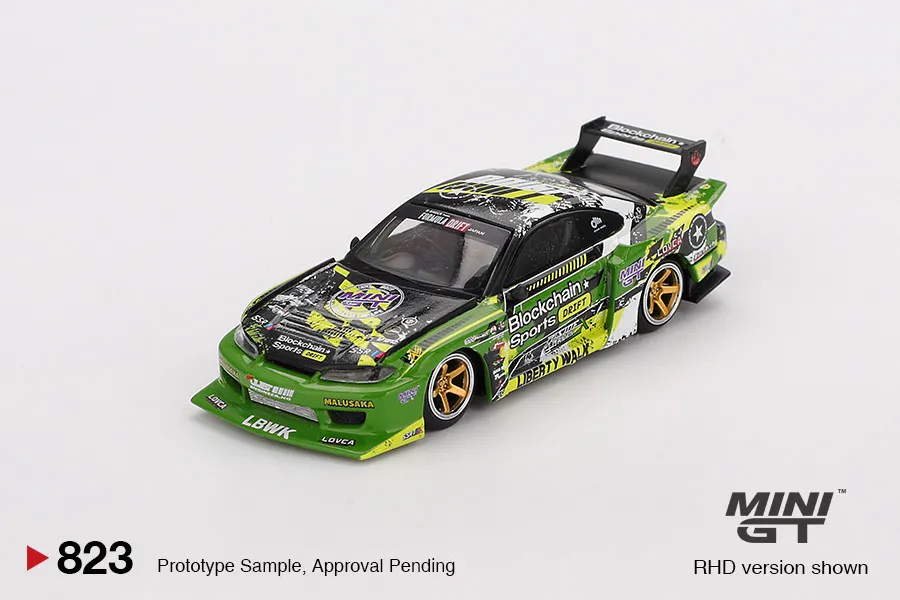 Фото Модель MINIGT 1:64 Scale LB Kit S15 2024 # Модель автомобиля из сплава 823 №4