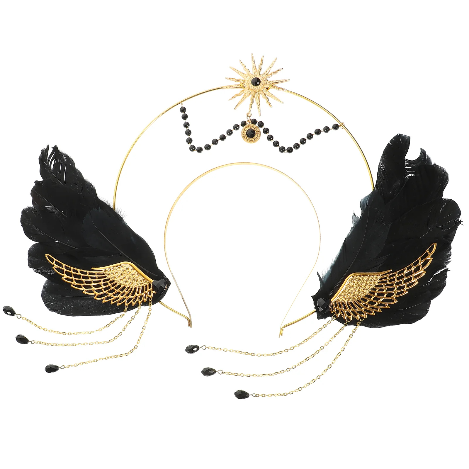 

Carnival Headpieces Women Halloween Hair Ties Adults Demon Halo Crown Womens Hair Fiesta Women's
