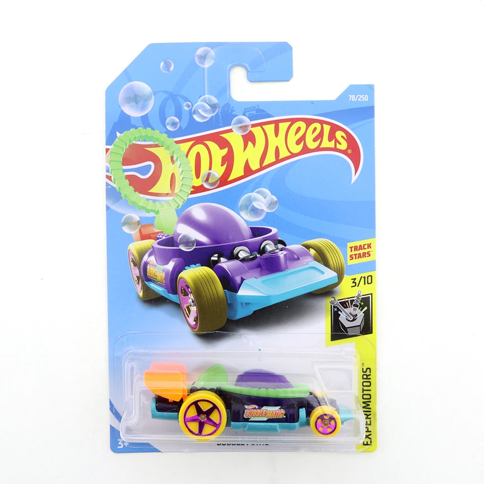 2019-78 2022-04 BUBBLE MATIC оригинальные горячие колеса Мини Сплав купе 1/64 металл литья под