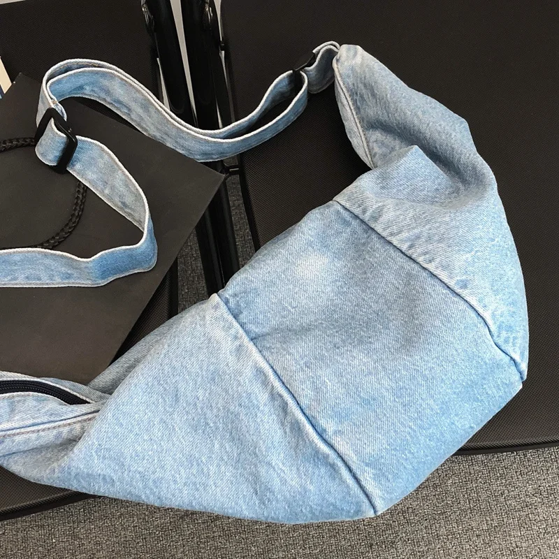 

Повседневные Простые большие сумки на плечо, Женская холщовая вместительная сумка для покупок, джинсовая сумка через плечо, женская сумка-мессенджер
