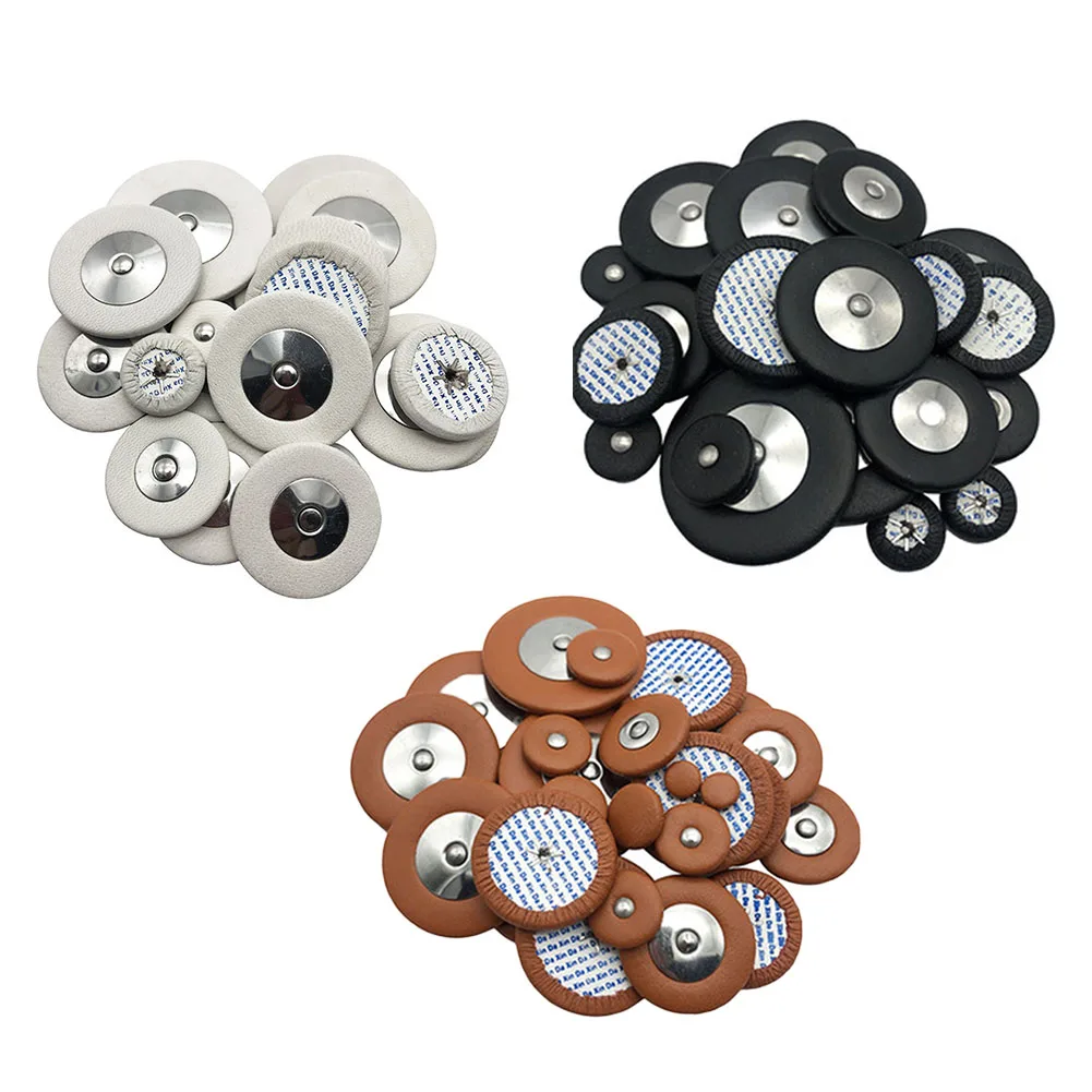 

25pcs Professional Leather Tenor Saxophone Pads Replacement Woodwind Parts Brown Black White Woodwind Musical Instruments Parts