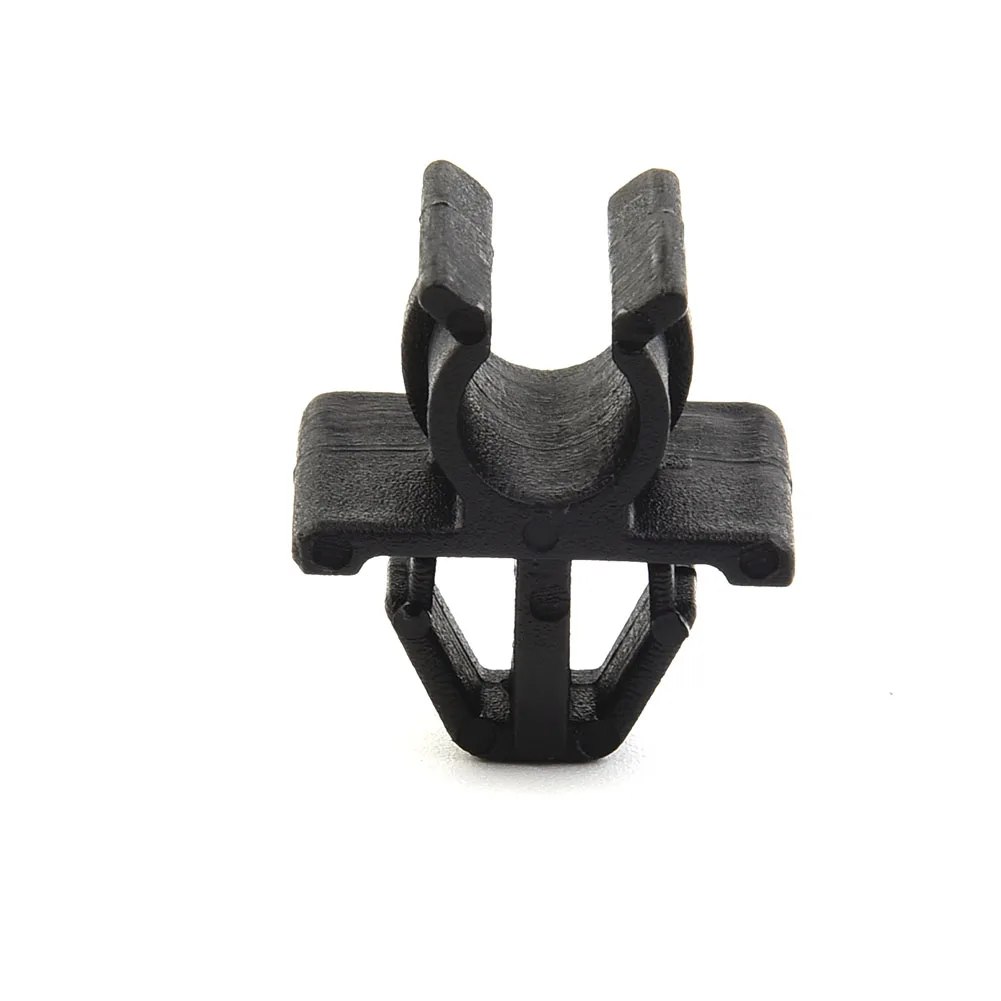 

2 Pcs Clips Car Hood Prop Rod Clip Plastic Black Durable Auto Hood Support Clamp Superbly Replacement For Nissan