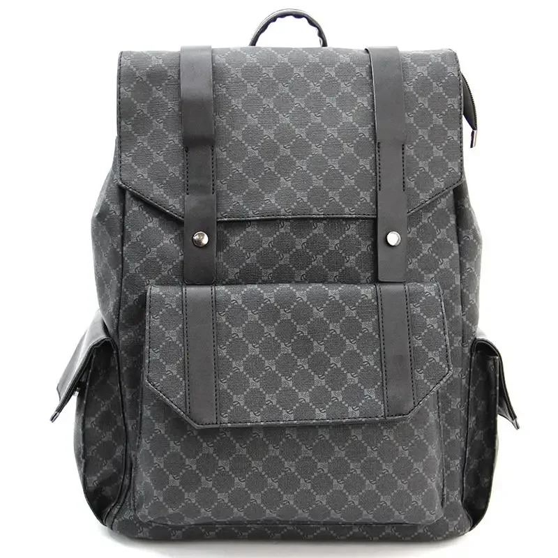 Новый клетчатый флип-рюкзак модная мужская сумка уличный повседневный рюкзак