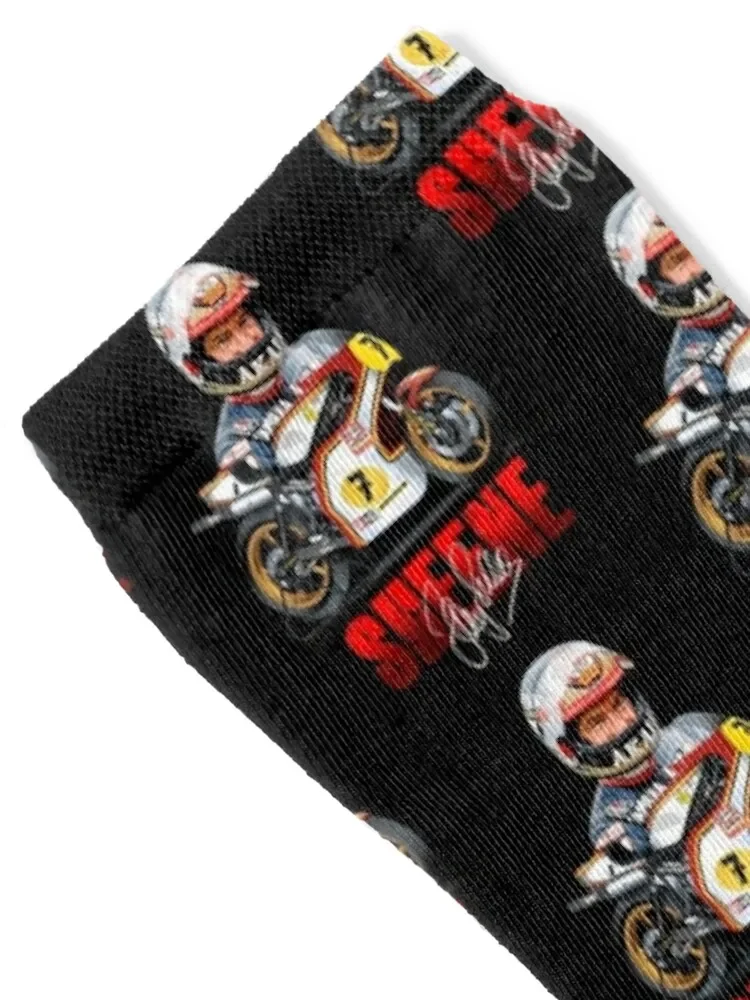 Фото Носки Barry Sheene BK &x28;4&x29; Детские МОДНЫЕ зимние термобелье в стиле аниме Роскошные женские носки Мужские №2