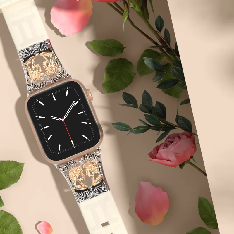 Ремешок созвездий для Apple Watch series 10 46 мм 40 44 45 41 38 42 49 браслет iwatch ultra 2 9 8 7 se 6 54