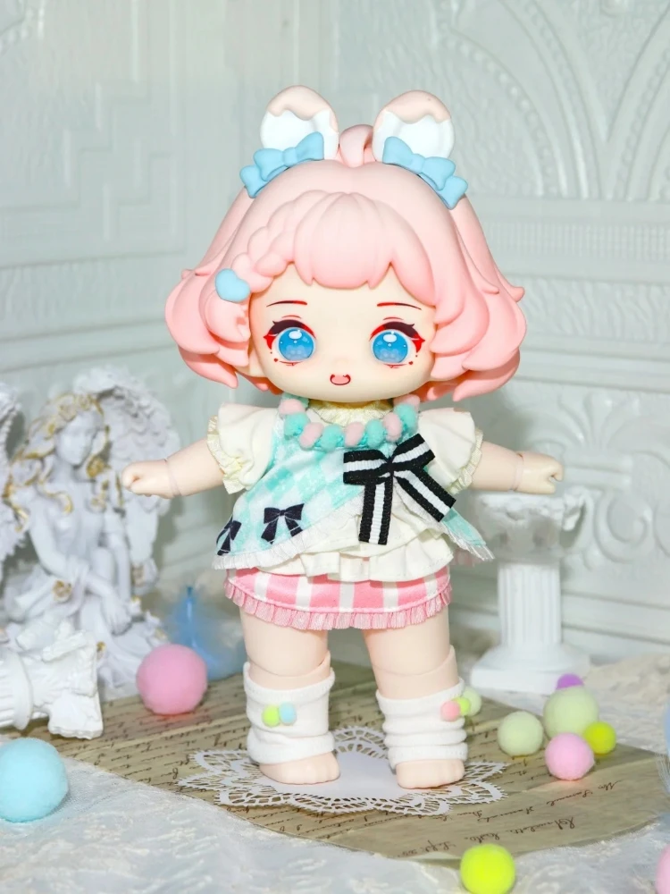 20cm Original Hani Sweet Afternoon Tea Second Series Bjd Blind Box Girl Kawaii Action Figure Toy Fashion Play Gift In Stock
