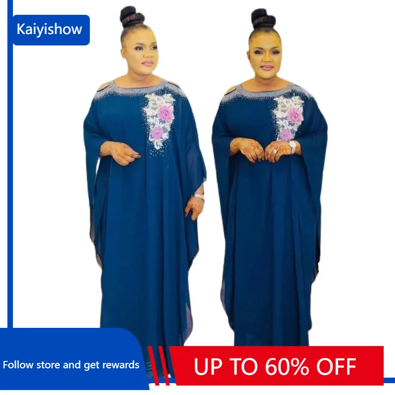 

Платье женское летнее длинное с круглым вырезом, из полиэстера