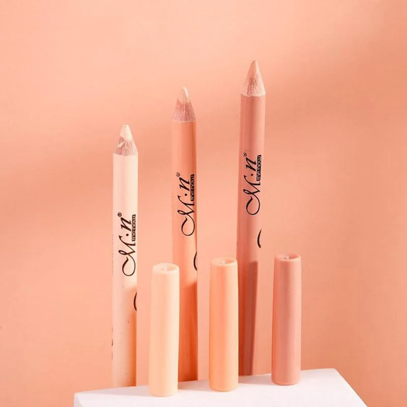 

Dual-purpose Double-ended Black Brown Non-smudge Eyeliner Eyebrow Pencil Concealer