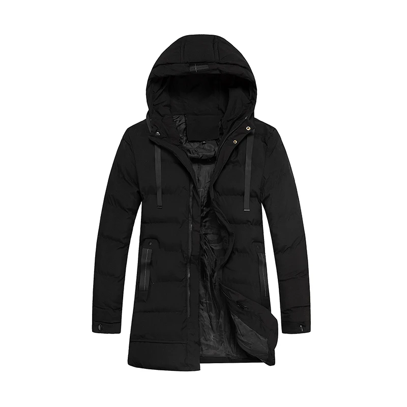 

Ветрозащитная парка с карманами для мужчин, новинка 2023, зимняя длинная теплая Мужская парка с толстой капюшоном, куртка, Мужская классическая верхняя одежда на осень и зиму