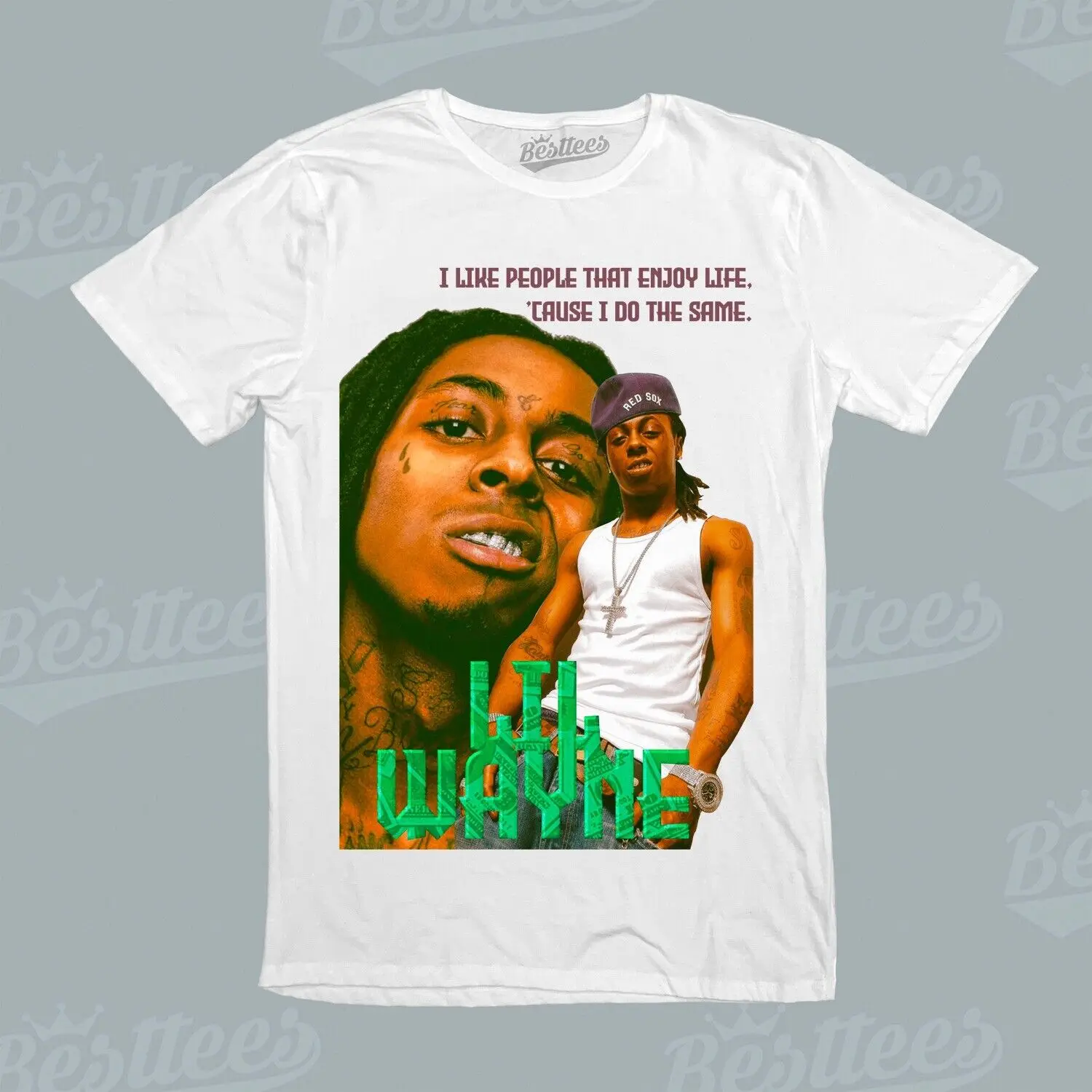 Weezy LIL Уэйн рэп-рэпер Американский хип-хоп артист R B Группа музыкальная футболка