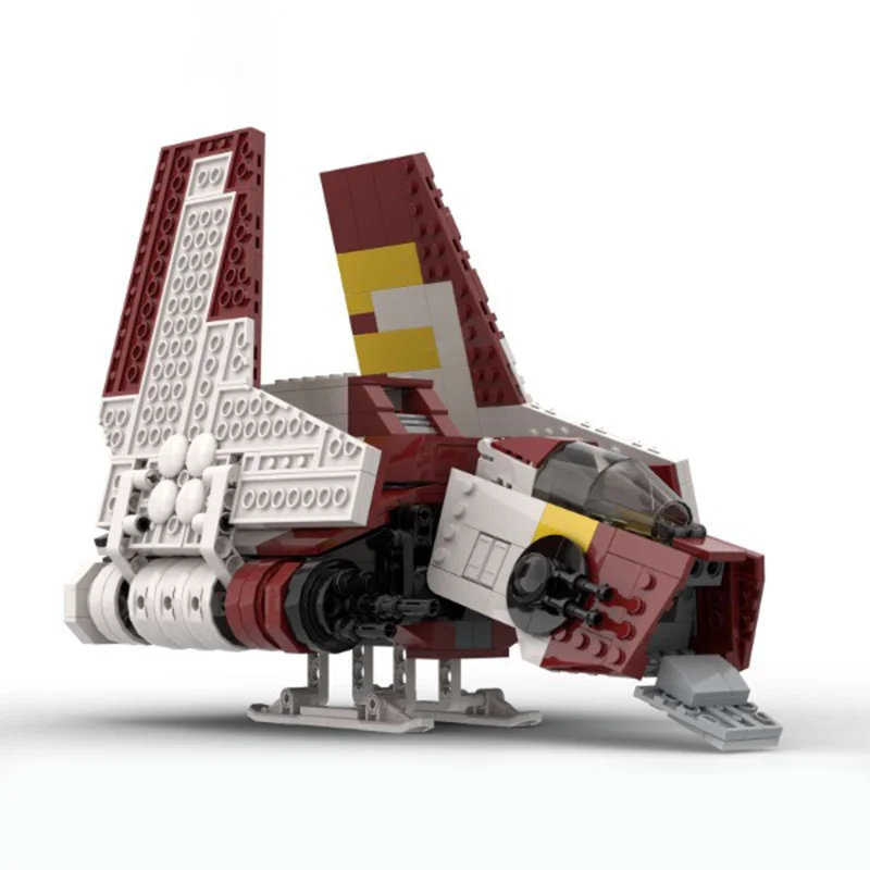 Фото 803 детали MOC, модель атакующего космического корабля класса Nu, строительные блоки, рождественские подарки, архитектурная игрушка, образовательный конструктор для самостоятельной сборки. №3