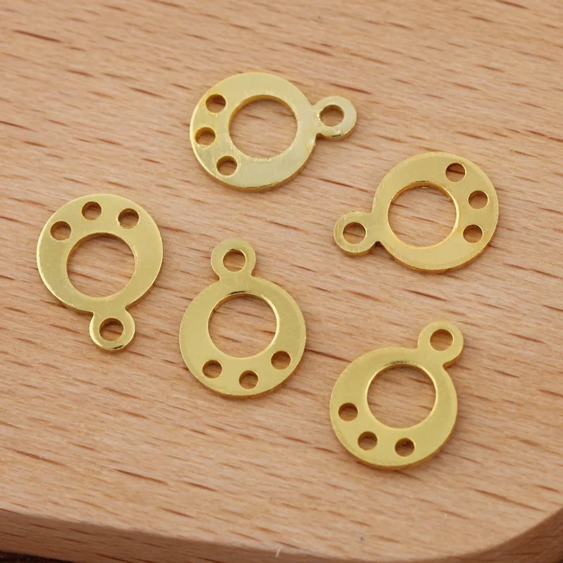 BoYuTe (500 шт./лот) металлические латунные подвески 7 мм Заводская поставка Diy
