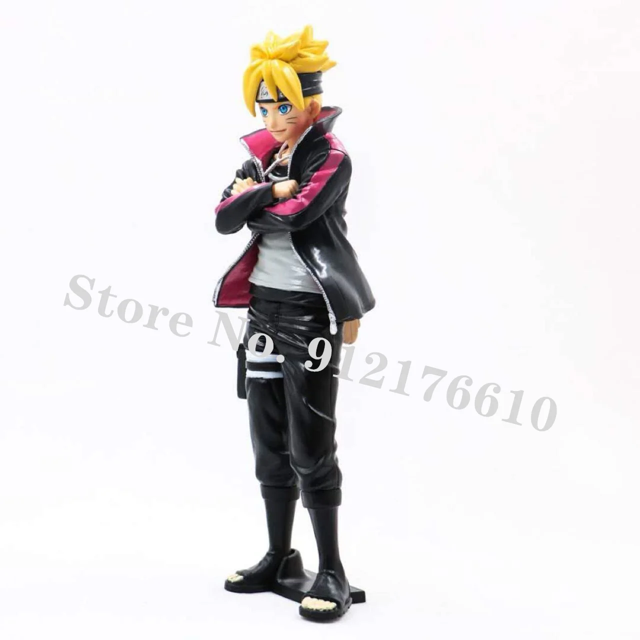 

Anime Figure with Boxed Naruto Uzumaki Boruto Janpanese Cartoon Uzumaki Naruto Son Car Ornament Collection Toy Model