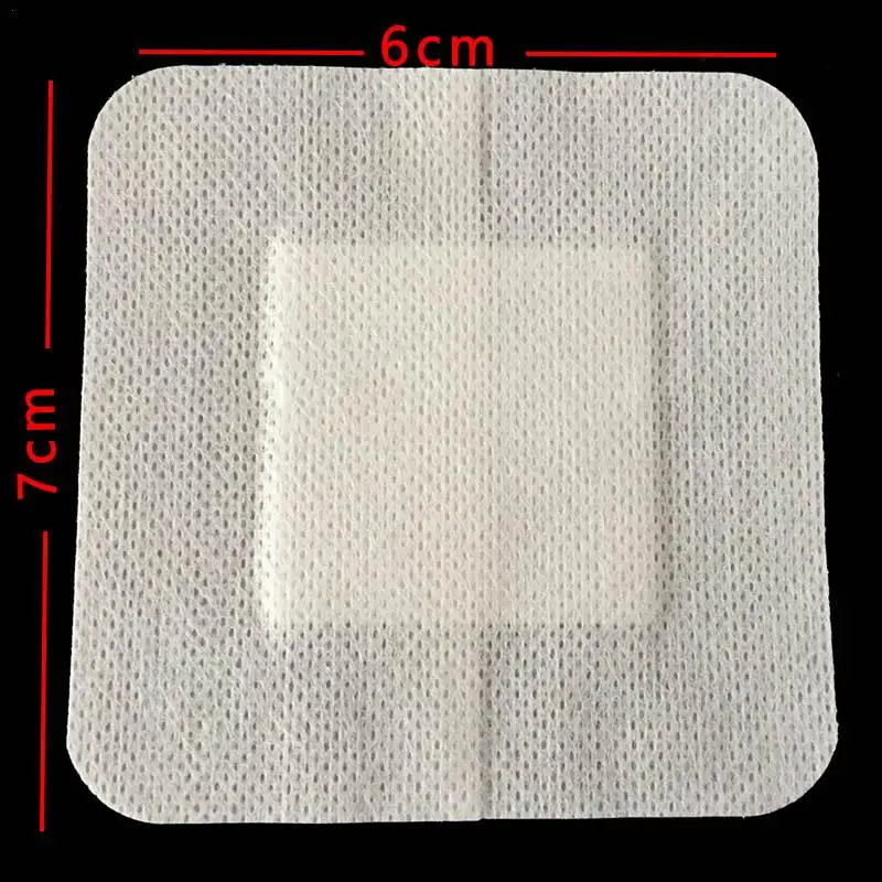 

10 PCS self-adhesive non-woven dressing stickers big band-aid wound care accessories stick gauze band-aid