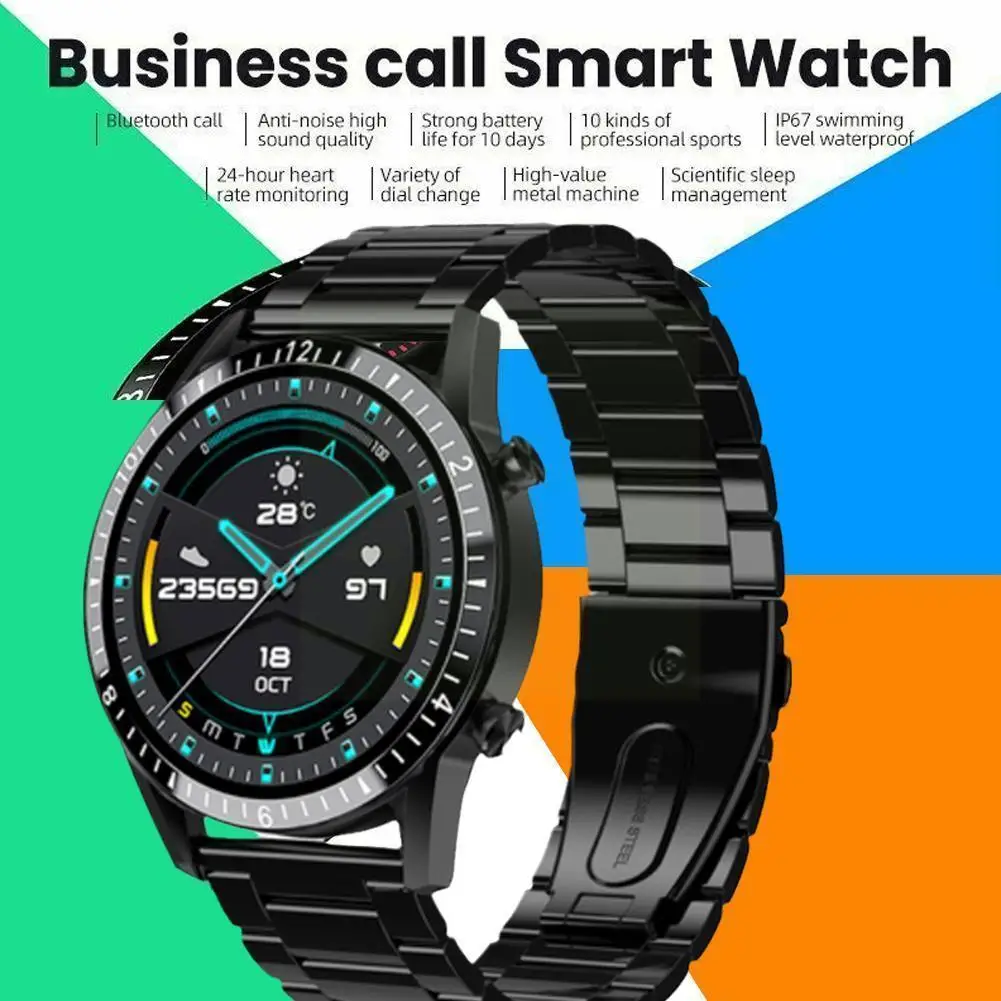 

I9 Bluetooth Calls Smart Watch Voice Chat Fitness Real-time Compatible IOS Android Multifunction With Heart 4.4 8.4 Rate Wa X6J8