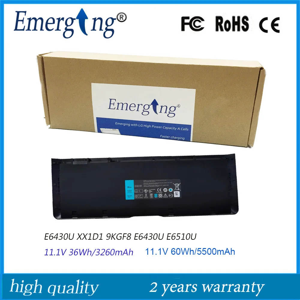 Аккумулятор XX1D1 9KGF8 для ноутбука Dell Latitude 6430U E6430U E6510U 7hrjw 6fntv TRM4D 7xhvm