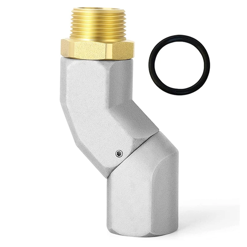 

Fuel Hose Swivel 360 Rotating Connector for Fuel Nozzle Multi Plane Fuel Plane Swivel 1 Inch