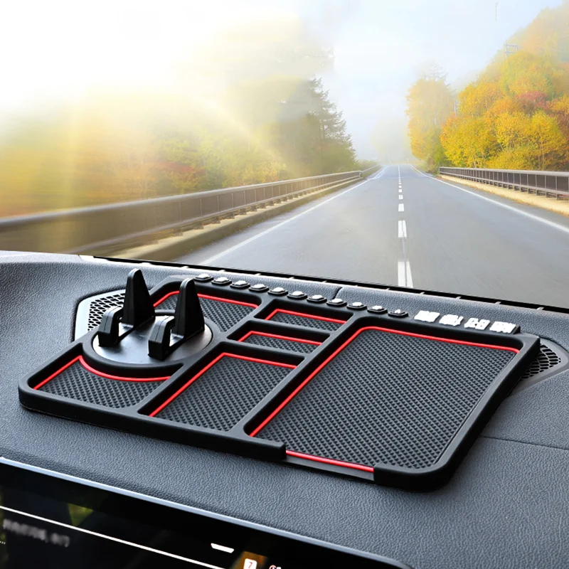 

Anti-slip Mat Plus Car Phone Holder Accessories Mat Interior Auto Anti-slide Mat Accessory Parking Holder Card Sticky Panel Car
