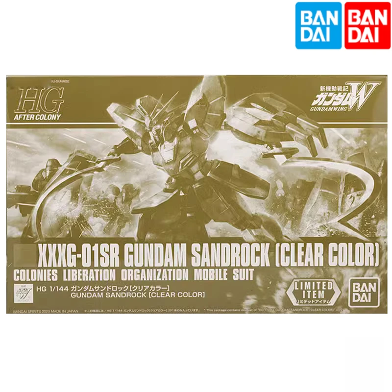 

Bandai Gundam 60602 HG HGAC 1/144 Desert Transparent Colorway ограниченная оригинальная модель пазла, игрушки