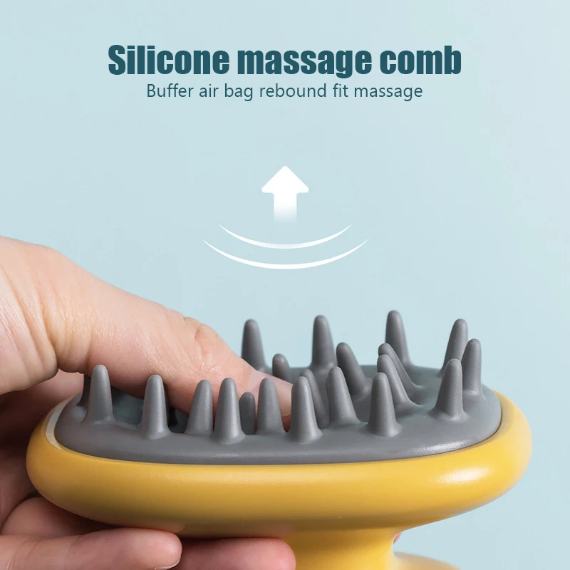 

Силиконовая щетка для мытья волос и мытья волос