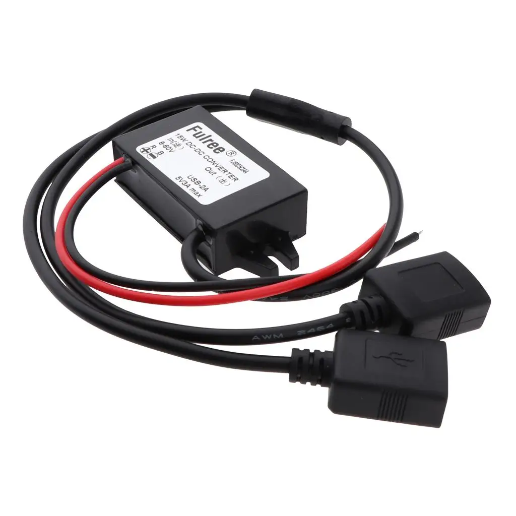 

Water Resistant DC to DC Buck Converter Voltage Regulator 8-60V to 5V 3A/15W