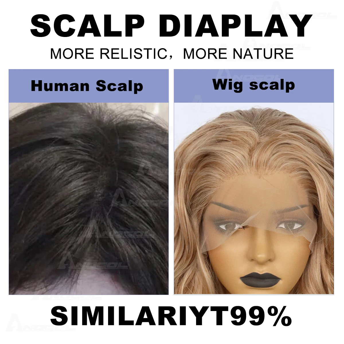 Рисунок 4 - ANOGOL синтетические блонд Омбре