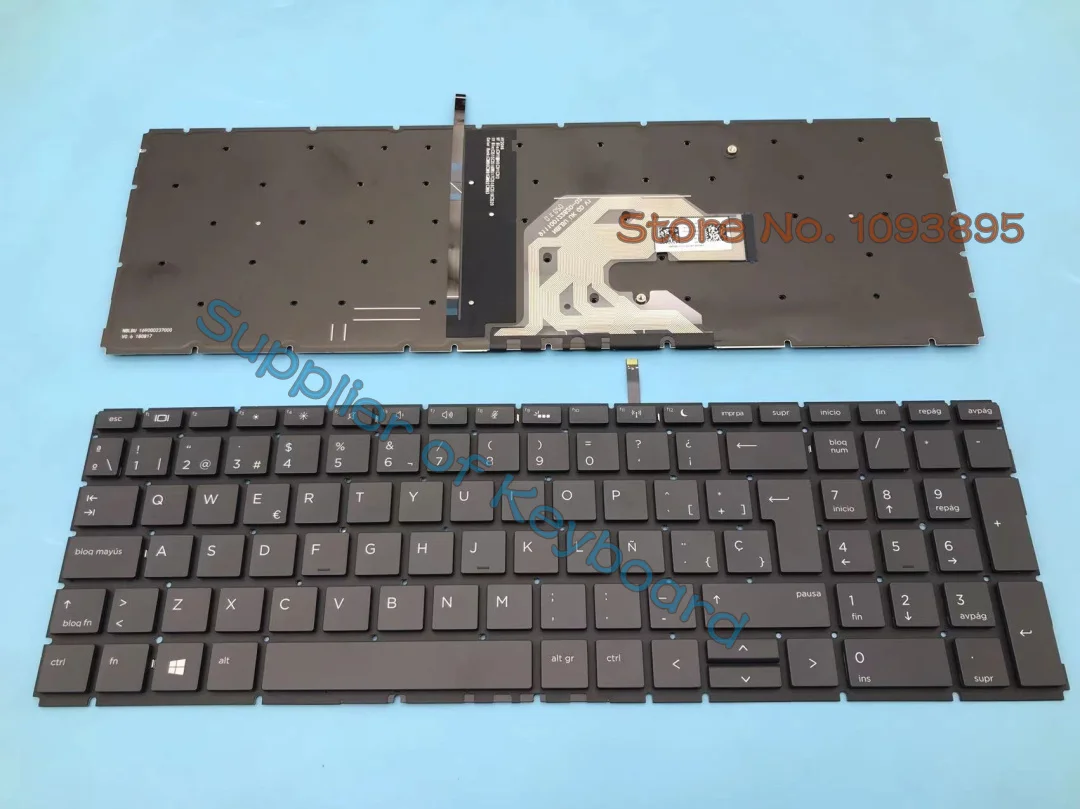 

NEW Latin Spanish Keyboard For HP Probook 450 G6,455 G6,450R G6 Spanish Keyboard Backlit