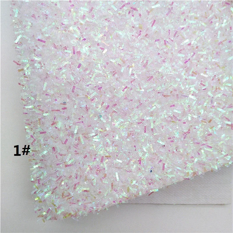 Листы из искусственной кожи с сеткой и блеском 21 х29 см