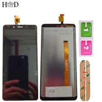 Mobile LCD Display For Highscreen Wallet LCD Display Touch Screen Digitizer Glass Panel Repair 5 5  Cell Phone Tools Glue
