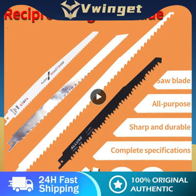 

Woodworking Thick And Fine Teeth Metal Keel Saw Electric Reciprocating Saw Blade Suit Carbon Steel High-speed Steel Saw Blade
