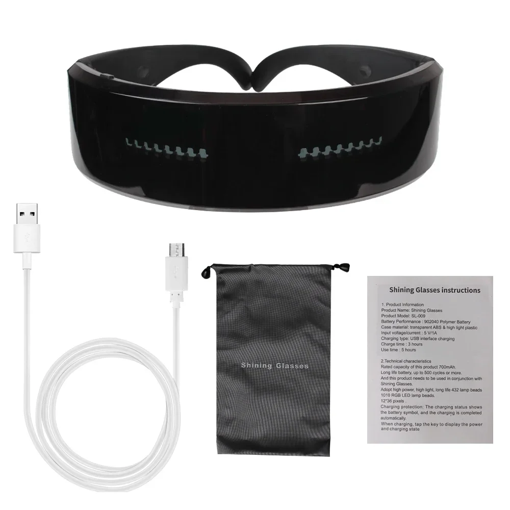 

Светящиеся Bluetooth очки Shining Glasses