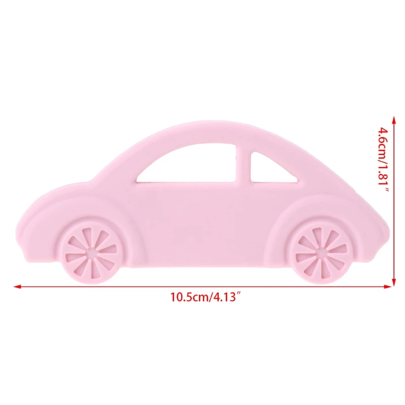 

Детские прорезыватели силиконовые автомобильные игрушки для прорезывания зубов ожерелье новорожденного жевательного младенца для