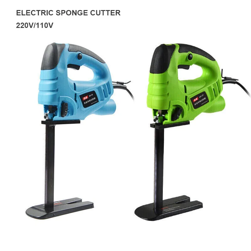 

220V/110V Handheld Sponge Cutting Saw Recycled Latex Pad Foam Cutting Machine 570w 0-3200rpm 80/130/200/300mm