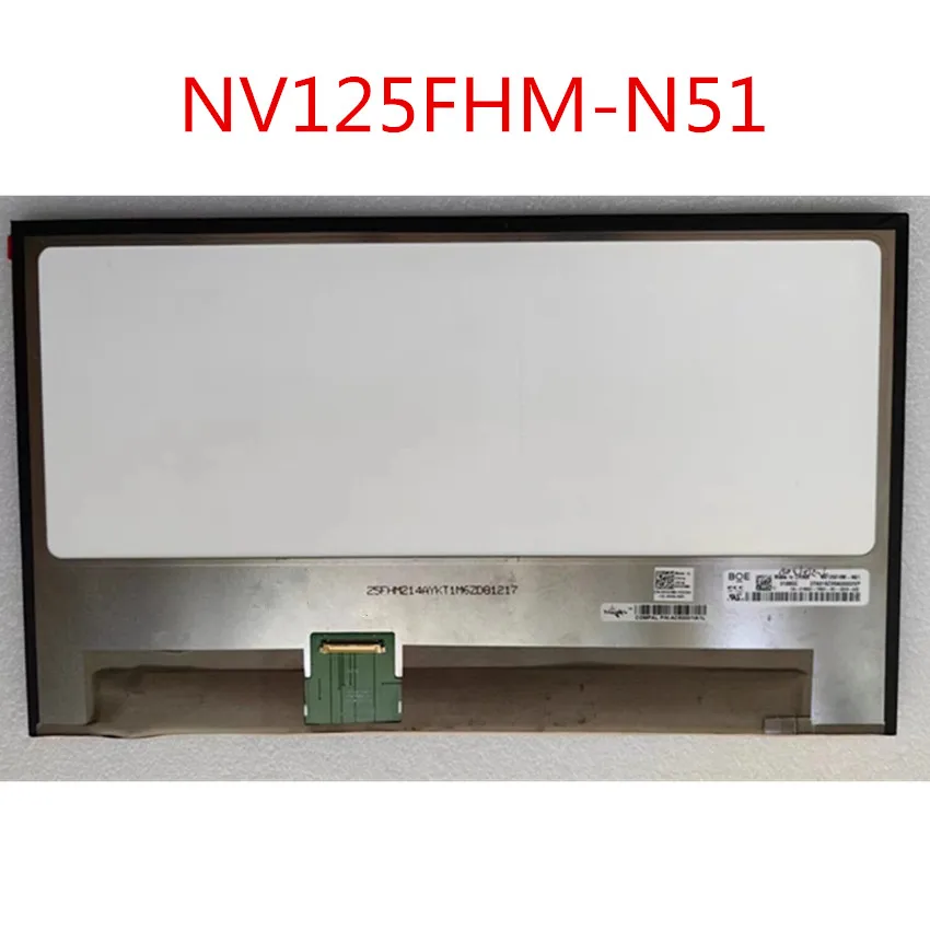 

12,5 "оригинальный 1920(RGB)×1080 IPS FHD ЖК-дисплей для ноутбука светодиодный экран 60 Гц eDP 30 pin сменная панель NV125FHM N51
