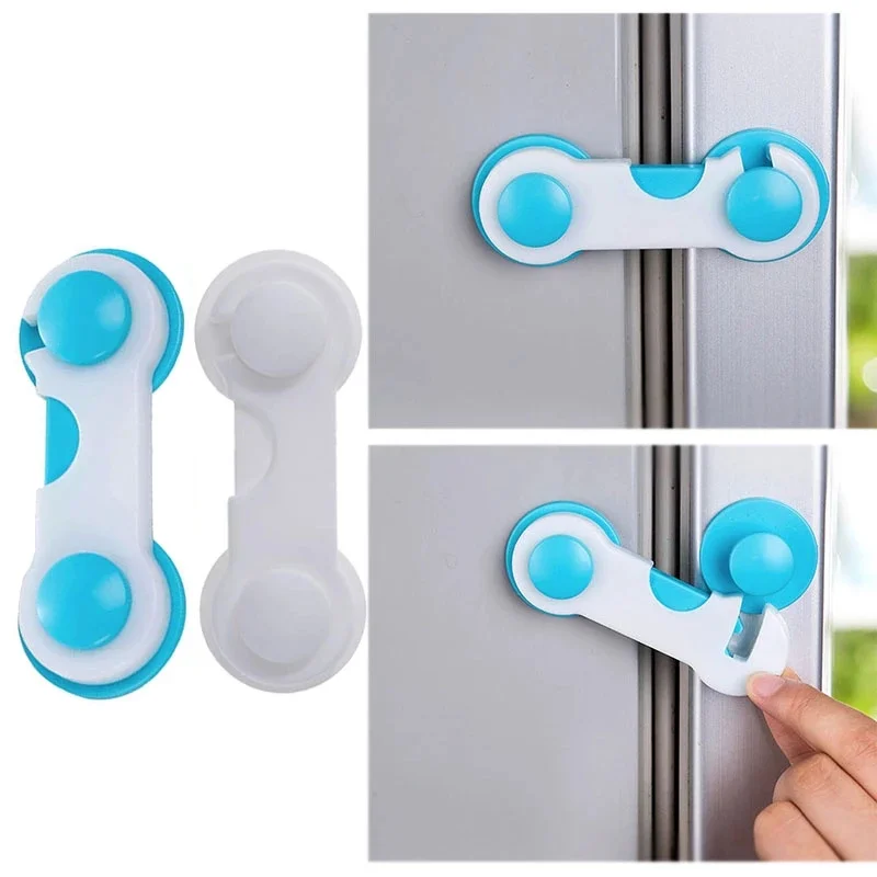 

1Pc Child Safety Cabinet Lock Baby Protection From Children Anti-pinch Hand Safe Locks for Refrigerators Security Drawer Latches