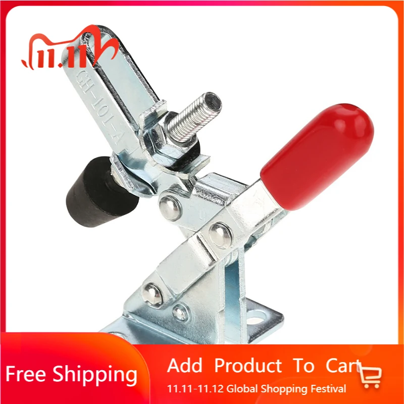

50kg 101A Vertical / Horizontal Toggle Clamps Quick Release U-shaped Bench Clamp For Woodworking Craft Hand Tool DIY