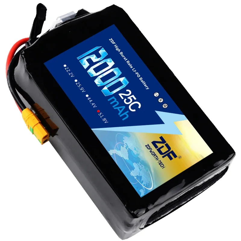 ZDF 12000 мАч Batterij 25c 14S 51 8 В беспилотный аккумулятор для защиты растений