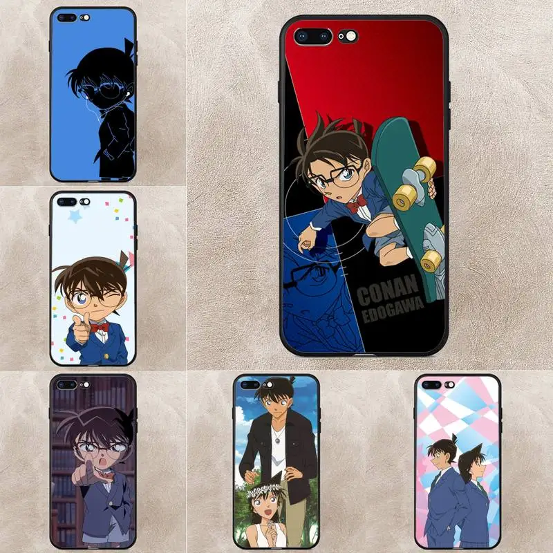 

Anime Detective Conan Phone Case For Huawei Y5 Y62019 Y52018 Y92019 Luxury Funda Case For 9prime2019