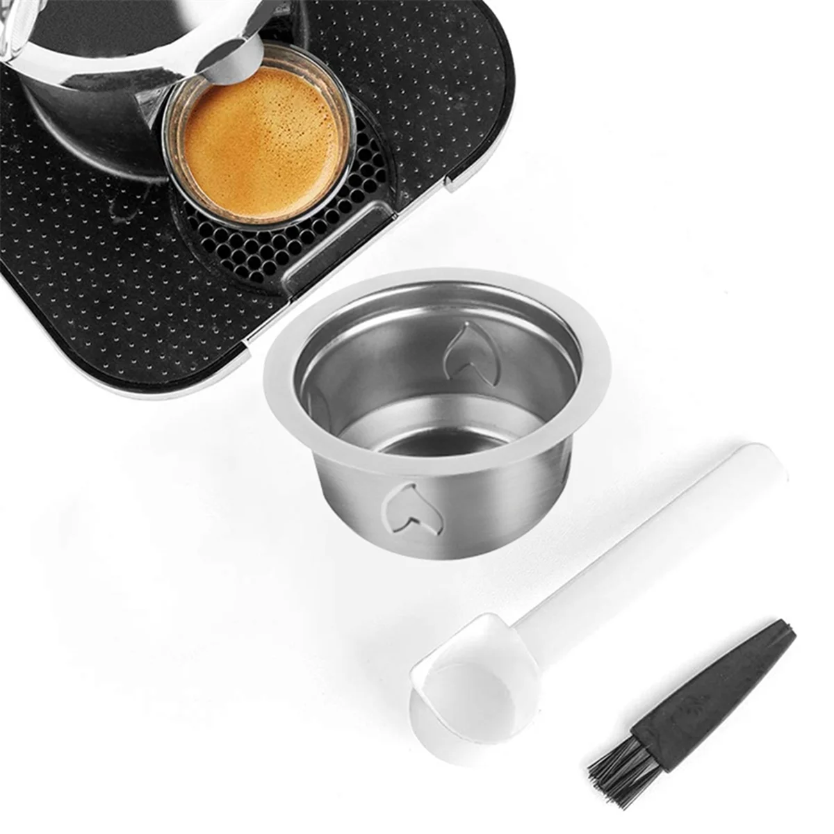 Многоразовые кофейные капсулы из нержавеющей стали Эспрессо многоразовые для