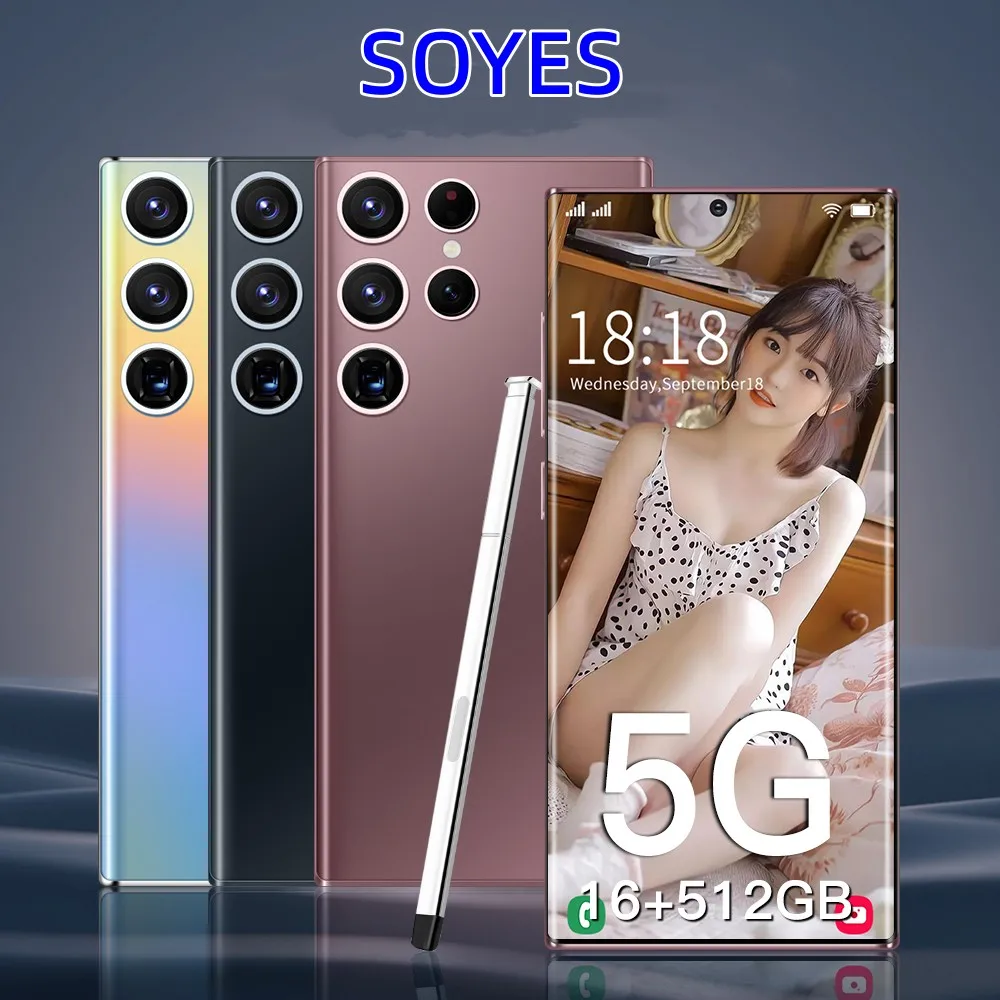 

Смартфон SOYES 30Ultra GlobaleVersion, 6,8 дюйма, 6800 мАч, 16 + 512 ГБ