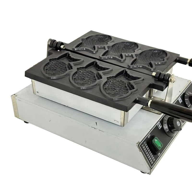 3 шт. вафельница для мороженого с рыбой 1600 Вт газовая электрическая машина тайяки