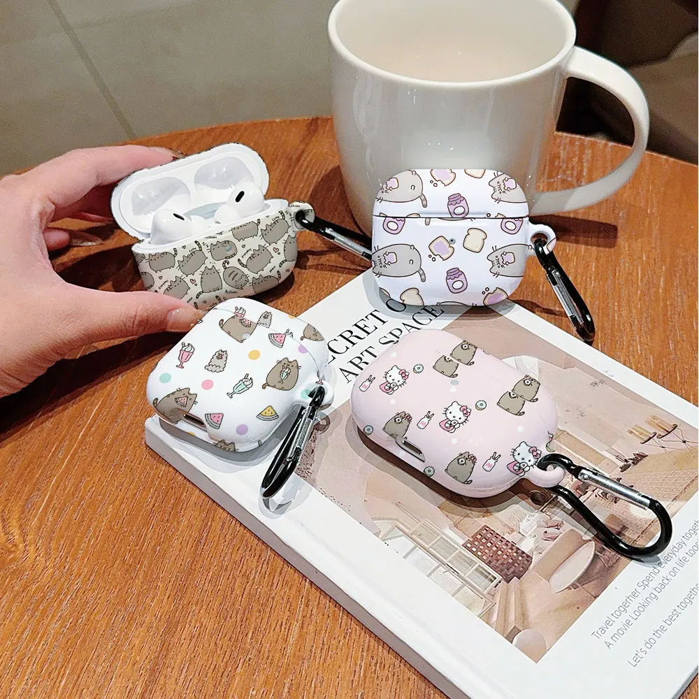 Противоударный защитный глянцевый HD жесткий чехол для наушников из мультяшного