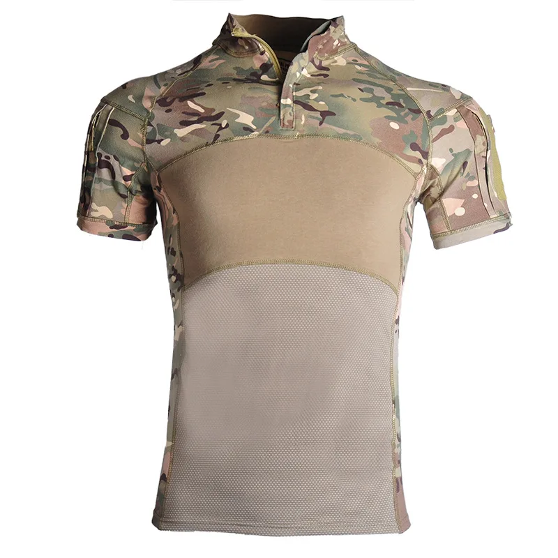 

Training Jacket Camouflage Tactical Short-sleeved Combat Uniform S-XXXL