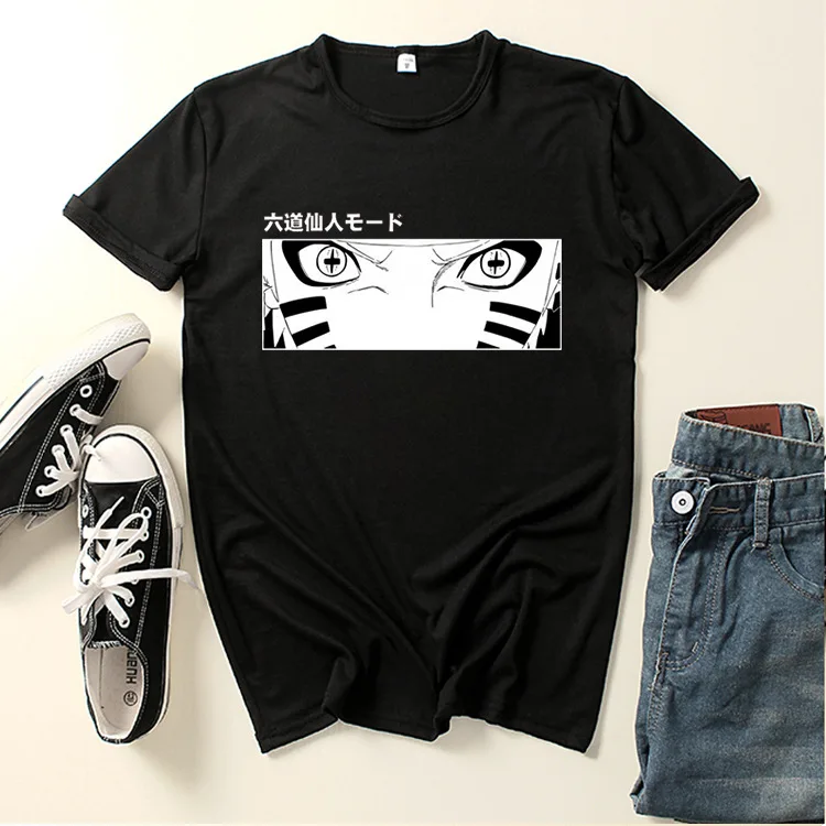 

2022 short-sleeved T-shirt Naruto print men's and women's anime new style Japanese top womens graphic t shirts