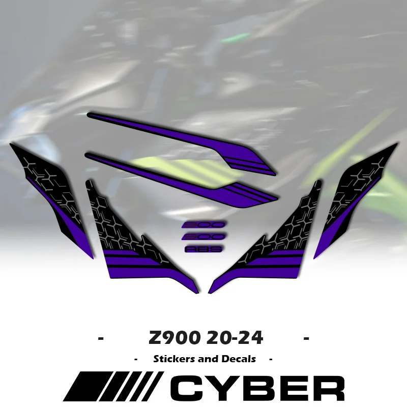 Новая глянцевая версия наклейка на обтекатель заказ цвет Z900 для Kawasaki Ninja 2020 2021 2022