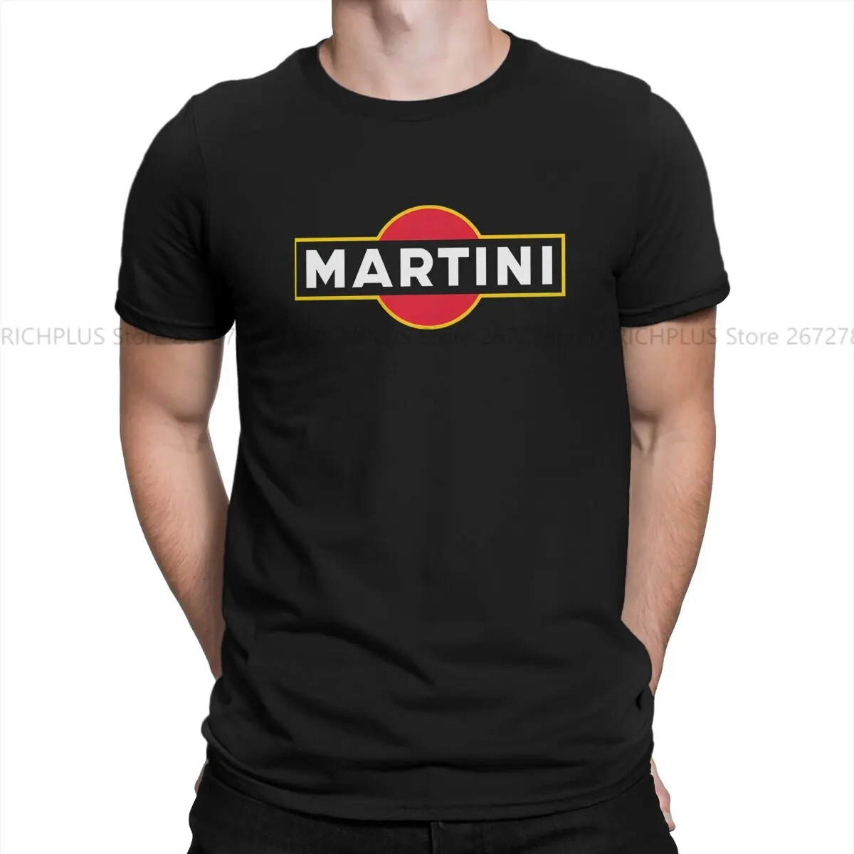 Футболка Martini Racing в стиле хип-хоп Формула 1 F1 Повседневная футболка из полиэстера